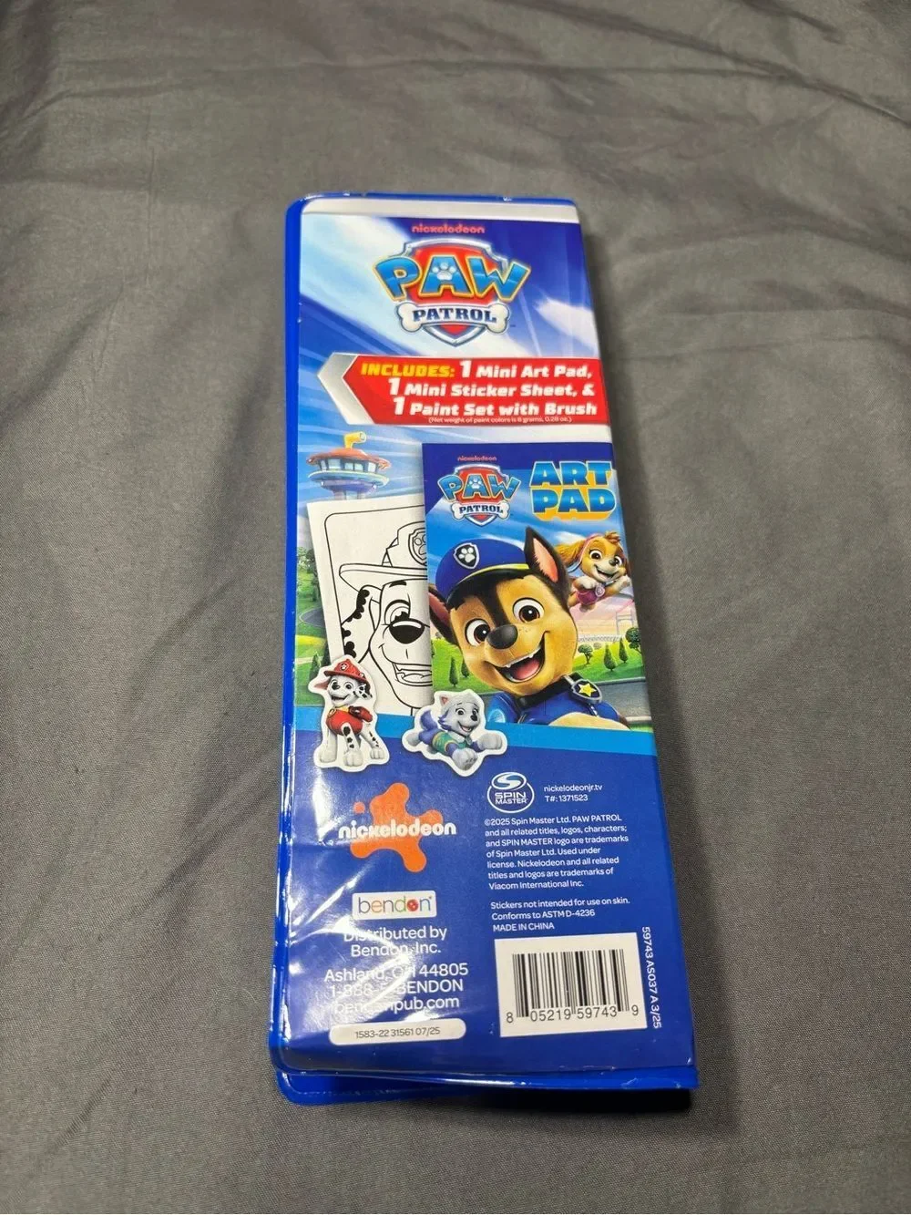 New PAW Patrol Kids Blue Art Set